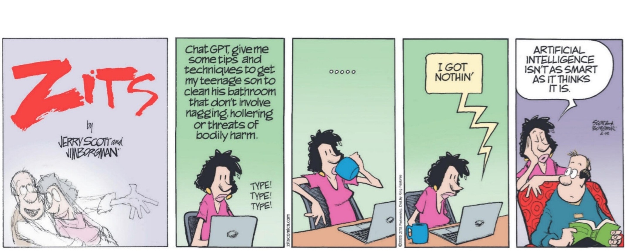 Zits cartoon preview