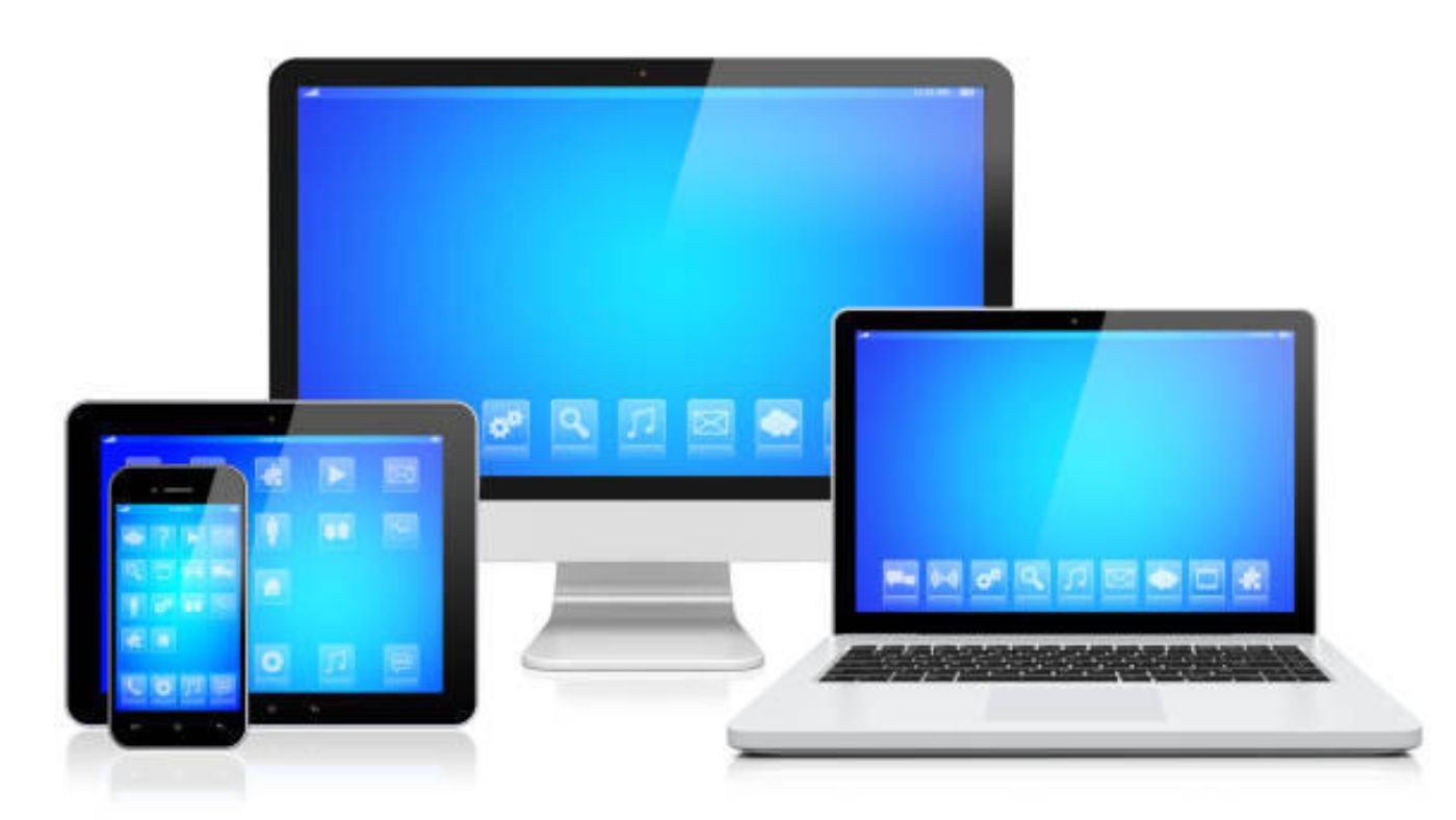 Desktop, laptop, tablet, and smartphone devices
