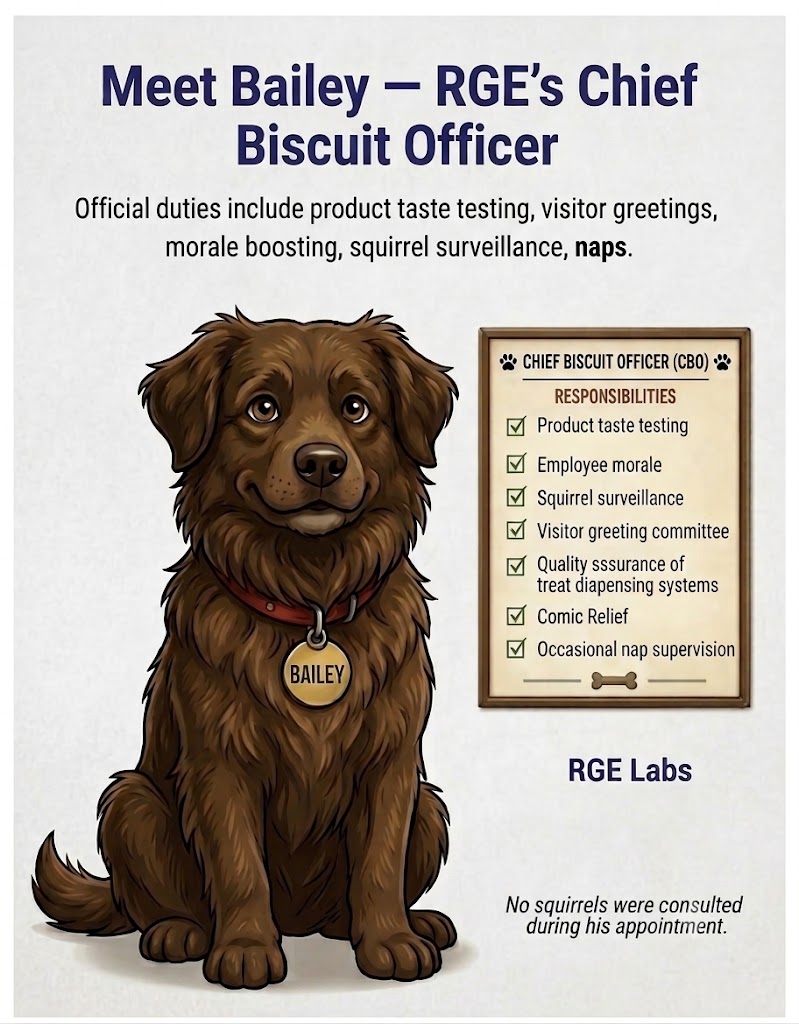 Meet Bailey — RGE's Chief Biscuit Officer